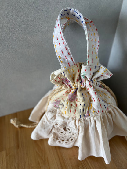 Riliy Vintage ×YuRuly コラボ巾着バッグ✨