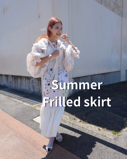 Summer 裾フリルスカート