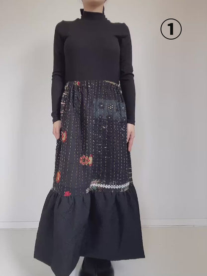Black フリルスカート