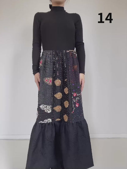 Black フリルスカート